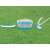 Intex pool cleaning kit on grass: brush, skimmer, vacuum head