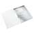 Leitz Wow ColorClip A4 Ordner, eisblau, mit Clipmechanismus, offen, mit Papier