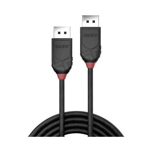 LINDY DisplayPort 1.2 cable, 0.5m, black