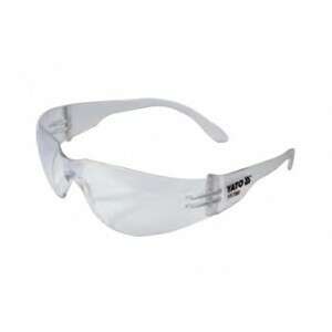YATO clear safety glasses, EN 166:2001 standard, for construction, DIY, gardening, and industrial use - Yato