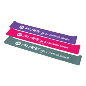Sada elastických pásov Pure 2 Improve, tvarovač tela – 3 odporové pásy pre ženy, 100 % latex 131043625 - Expandéry a posilňovacie popruhy