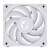 Ventilátor Lian Li Uni Fan P28 120mm PWM, biely, predný pohľad