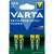 4 db VARTA Töltő Akkumulátor AAA, 1.2V 550mAh, Ready2Use