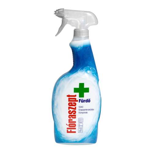 Flóraszept Bathroom Spray 750ml, removes limescale, soap residue, and water stains