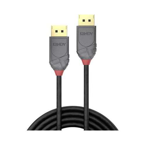 LINDY DisplayPort 1.4 cable, 2m, black, 8K, 4K, 3D, 32.4Gbit/s