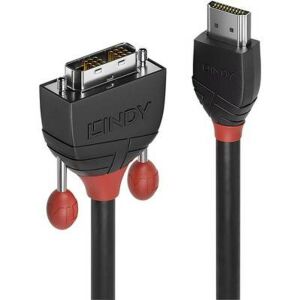 Kabel Lindy 3m HDMI do DVI z bliska - Lindy Kabel HDMI
