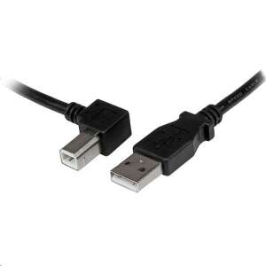 StarTech.com USB A - USB B szögletes kábel, fekete - Startech