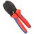 Szögletes nézet a KNIPEX 97 52 34 precíziós krimpelőfogóról