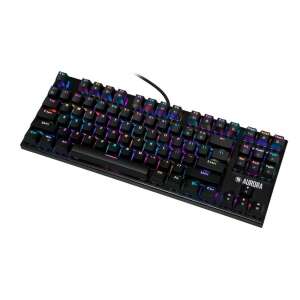 iBox Aurora K-2R USB Gaming Keyboard, black, with rainbow RGB backlight - Keyboard