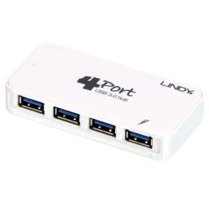 Lindy 43148 USB 3.0 HUB 4 port - Fehér 71376041 