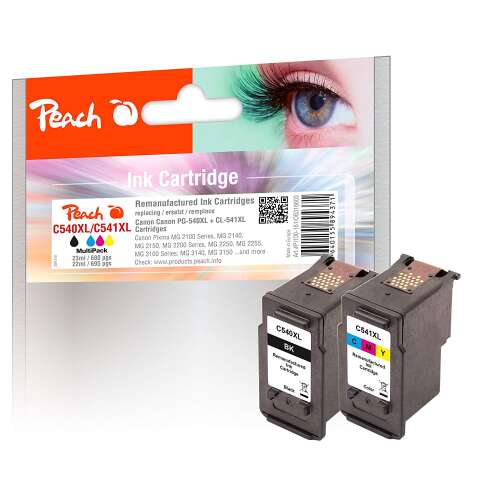 Peach (Canon PG-540XL CL-541XL) Tintapatron Fekete + TriColor 71381226