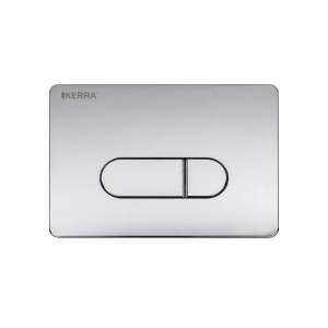 Kerra Pacific chromowana płytka spłukująca do zestawu K-50 Slim - Akcesoria do zbiornika toalety