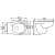 Set rezervor WC montat pe perete Doris Pacific WH 104374857