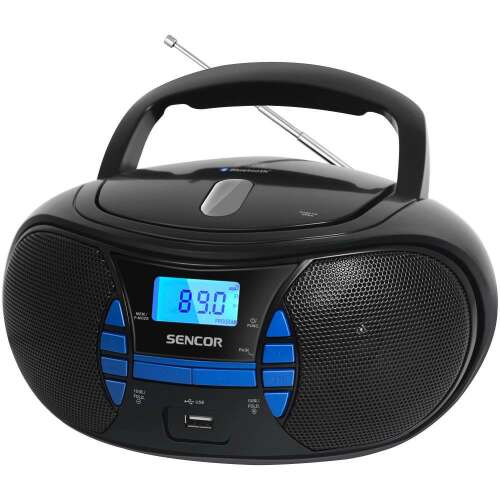 Sencor SPT 2700 BK Boombox cu Bluetooth, CD, FM și USB