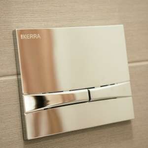 Placă de spălare WC Kerra Adriatic cromată pentru setul K-50 Slim - Accesorii vase de toaleta