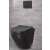 Delos BL falba építhető WC tartály szett, Adriatic Black 71398415