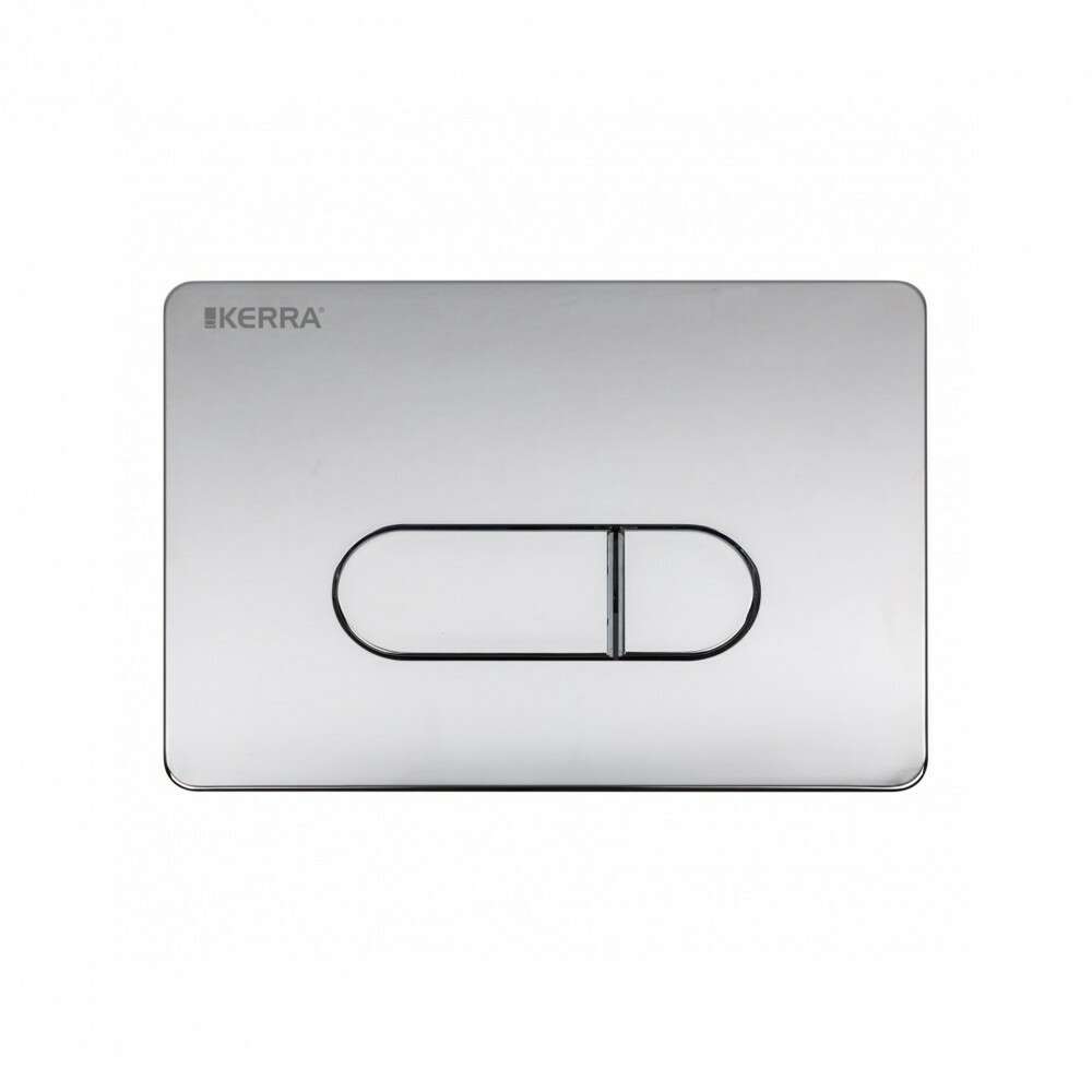 Set rezervor WC Tinos Pacific Chrome montat pe perete