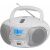 Sencor SPT 2700W White Boombox with Bluetooth, CD player, and FM Radio