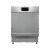 Front view of AEG FES5368XZM built-in dishwasher