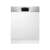 AEG FES5368XZM built-in dishwasher, front view, white