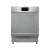 AEG FES5368XZM built-in dishwasher, front view, stainless steel