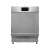 AEG FES5368XZM built-in dishwasher, front view, stainless steel