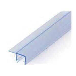 Kerra Duschtürdichtung, F-förmig, 4-5 mm Glas, 2 m lang - WC-Sitze, Duschkabine, Wasserhahn, Duschtür, Badezimmerschrank, Wäschekörbe und Brausegarnitur