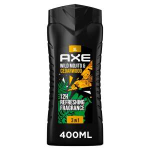 Axe Wild Green Mojito & Cedarwood gel za tuširanje, 400ml, 3 u 1, za muškarce - Axe