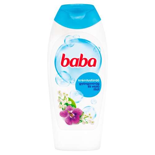 Крем душ гел Baba с аромат на момина сълза и теменуга, 400ml