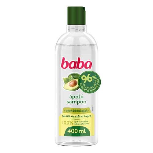 Sampon Baba cu ulei de avocado pentru par deteriorat si uscat 400ml