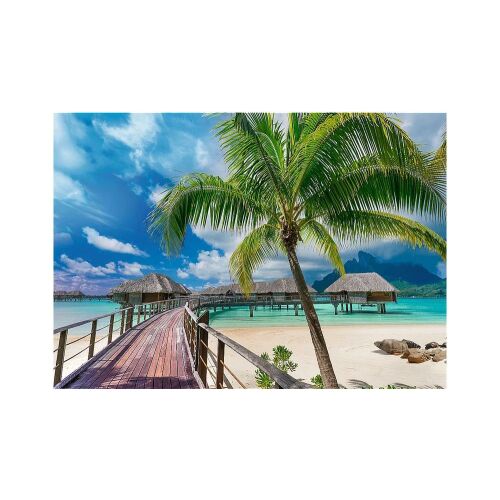Trefl Prime Bora Bora 1000 darabos puzzle kép: trópusi tengerparti jelenet