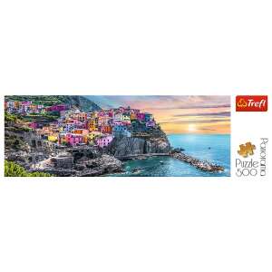 Trefl: Vernazza, Włochy - panoramiczne puzzle 500 elementów 80838094 - Trefl Puzzle