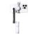 Insta360 Flow white gimbal with smartphone attached, close-up