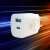 3mk Hyper GaN Ładowarka 33W, biała, z dwoma portami USB-A i USB-C, szybkie ładowanie