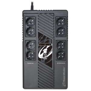 PowerWalker VI 1000 MS 1000VA / 600W vonal interaktív UPS, elülső nézet - PowerWalker