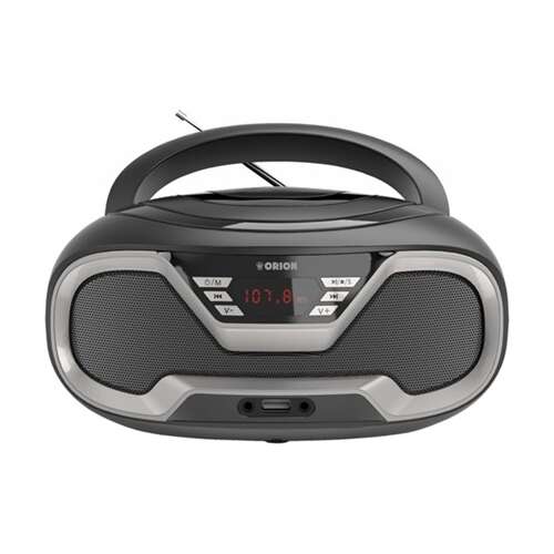 Orion OBB-18BT Hordozható rádió, 2x3W Bluetooth / AUX / USB, Fekete-Szürke 