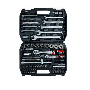 Yato YT-12691 82-teiliger Steckschlüssel-Satz mit Ratschenantrieb - Steckschlüssel