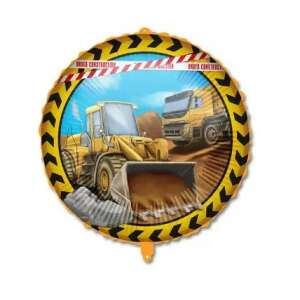 Építkezés fólia lufi 46cm kotrógéppel és teherautóval - Godan