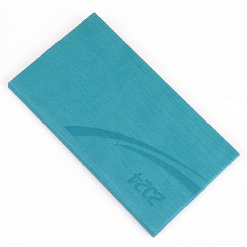 Zsebnaptár fekvő fashion, fehér lapokkal türkiz realsystem 2024. 71452851