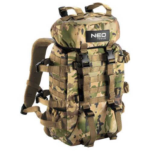 Neo Tools túra hátizsák, 600d poliészter, 30l, terepszínű, Bézs/Camo 71470734