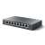 TP-Link TL-RP108GE 8-portový Gigabit spravovaný reverzný PoE switch, čierny, predný pohľad