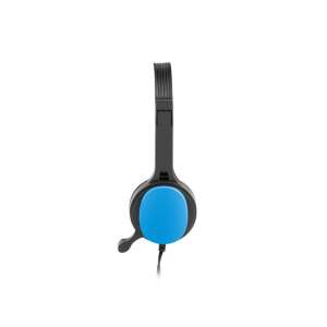 uGo USL-1221 fekete-kék mikrofonos fejhallgató 71479980 