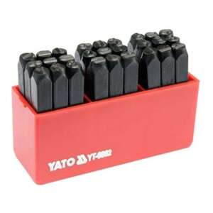 YATO Betűütőkészlet - 27 db - 6 mm