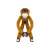 Orangutan plush toy with velcro hands, 30 cm