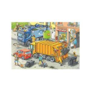 Puzzle Ravensburger 2x24 elementy, Śmieciarka, dla dzieci od 4 lat - Puzzle
