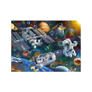 Ravensburger 200 darabos XXL űr puzzle asztronautákkal és bolygókkal - Ravensburger Puzzle