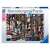 Cutie cu puzzle Ravensburger cu 1000 de piese, scena din Times Square din New York, ilustrație colorată
