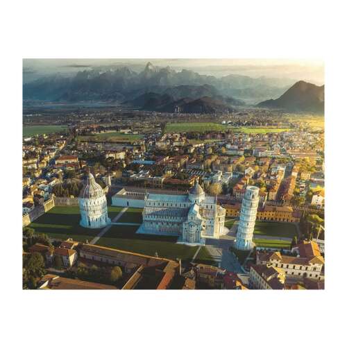 Puzzle Ravensburger cu 2000 de piese din Pisa, Italia, cu Turnul Înclinat din Pisa