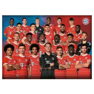 Dokončené puzzle Ravensburger FC Bayern Mníchov 2022/23 - 1000 dielikov - Ravensburger Puzzle