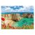 Puzzle Ravensburger Pipacsok Algarveban 1000 dielik s malebným výhľadom na pobrežie Algarve s makmi